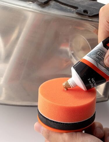 فيسبيلا مجموعة اصلاح المصابيح الامامية للسيارات، مجموعة اصلاح كهربائية للعناية بالسيارة بنفسك لاستعادة الاكسدة والخدوش الصفراء الضبابية للمصابيح الامامية والمصابيح الخلفية والضباب او مصابيح الاتجاه in Kuwait