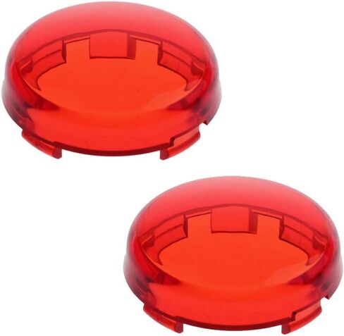 NTHREEAUTO Bullet Turn Signal Light Lens Amber Cover Compatible with Harley Dyna Street Glide Road King in Saudi Arabia
