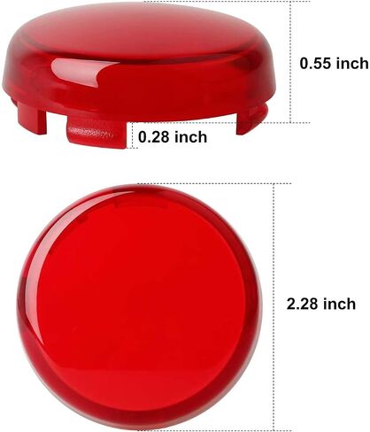 NTHREEAUTO Bullet Turn Signal Light Lens Amber Cover Compatible with Harley Dyna Street Glide Road King in Saudi Arabia