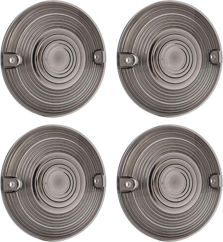 NTHREEAUTO 4PCS Clear Flat Turn Signals Lens Cover 3 1/4 Inch Compatible with Harley Electra Glide Road King Softail Touring in Kuwait