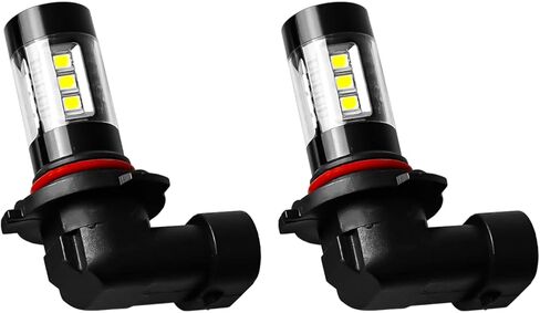 2 قطعة من مصابيح إضاءة الضباب 9145 LED ساطعة للغاية 6000K Hign Power 16 SMD LED مصباح ضباب بديل لمصابيح الضباب H10 9045 9040 مصابيح الضباب أو DRL، أبيض زينون in Kuwait