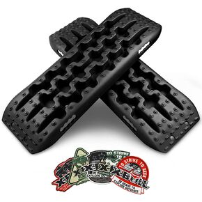 X-BULL New Recovery Traction Tracks Tire Ladder for Sand Snow Mud 4WD(Black)