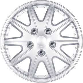 BDK HC927 Silver 15" Hubcaps Wheel Covers for Cars (15 inch) – Four (4) Pieces Corrosion-Free & Sturdy – Full Heat & Impact Resistant Grade – OEM Replacement, 4 Pack in Saudi Arabia