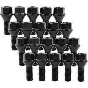 Mardarth 12mm x 1.5 Wheel Lug Bolt OE Factory Lug Stud 36136781150 متوافق مع BMW E46 E90 E39 E60 E53 325i OE# 610574، حزمة من 20 in Kuwait