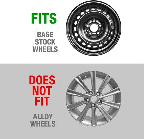 BDK HC927 Silver 15" Hubcaps Wheel Covers for Cars (15 inch) – Four (4) Pieces Corrosion-Free & Sturdy – Full Heat & Impact Resistant Grade – OEM Replacement, 4 Pack in Saudi Arabia