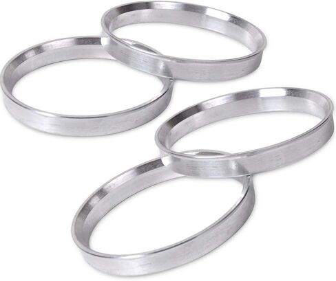 ZHTEAPR 54.1 to 56.1 Wheel Hub Centric Rings (Set of 4) - OD=56.1mm ID=54.1mm - Aluminium Alloy Wheel Hubrings 56.1 to 54.1 in Kuwait