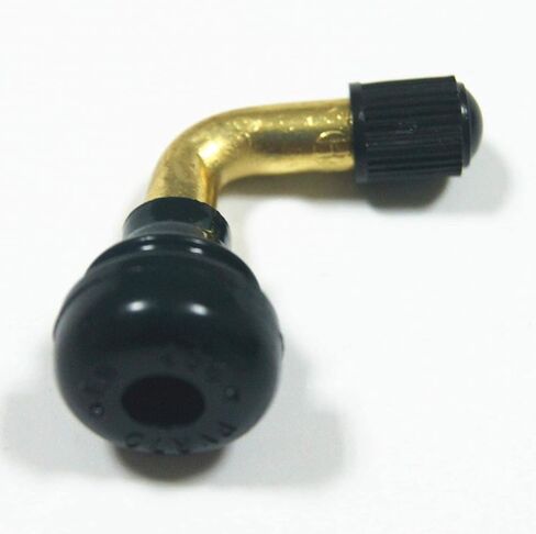 جايي جذع صمام الاطارات PVR70 من قطعتين من النحاس المنحني بزاوية 45 درجة، قاعدة مطاطية سهلة التركيب للسكوتر والدراجات النارية والدراجات الرباعية in Kuwait