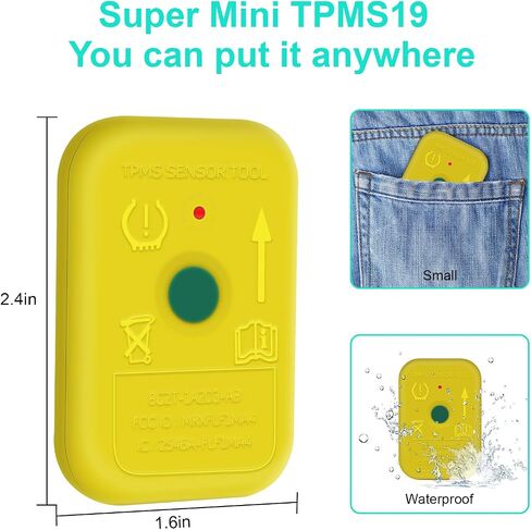 JDIAG TPMS Sensor Tool, TPMS Relearn Tool for F150 Auto TPMS Reset Sensor Programming Training Tools Tire Pressure Monitoring System (TPMS-19 / 8C2Z-1A203-A) in Saudi Arabia