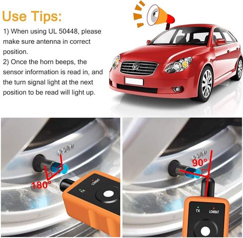 VXDAS 2IN1 TPMS أداة إعادة التعلم لجنرال موتورز وفورد سوبر EL-50448 مستشعر مراقبة ضغط الإطارات TPMS أداة إعادة الضبط إصدار 2023 in Kuwait