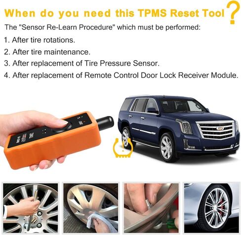 VXDAS 2IN1 TPMS أداة إعادة التعلم لجنرال موتورز وفورد سوبر EL-50448 مستشعر مراقبة ضغط الإطارات TPMS أداة إعادة الضبط إصدار 2023 in Kuwait