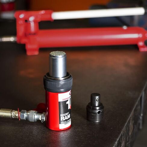 Porto-Power B65115 Black/Red Hydraulic Body Repair 19 Piece Kit - 10 Ton Capacity in Kuwait