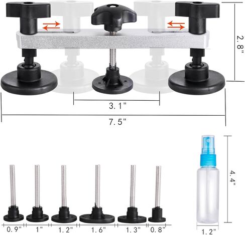 مجموعة إصلاح دنت الجسم التلقائي من Uolor، أدوات إزالة دنت السيارة، مجموعة إصلاح دنت بدون طلاء لإزالة دنت هيكل السيارة والشاحنة in Kuwait