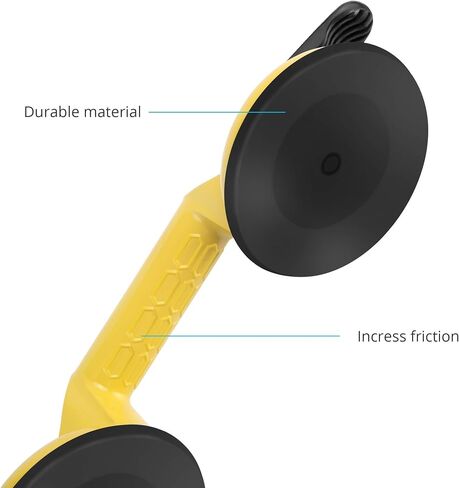 FCHO Glass Suction Cups Heavy Duty Aluminum Vacuum Plate Handle Glass Holder Hooks to Lift Large Glass/Tile Suction Cup Lifter/Moving Glass/Pad for Lifting/Dent Puller (2 Pack) in Saudi Arabia