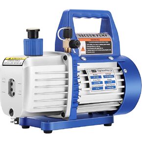 VIVOHOME 110V 1/4 HP 3.5 CFM مضخة تفريغ هواء دوارة ذات مرحلة واحدة مع زجاجة زيت in Kuwait
