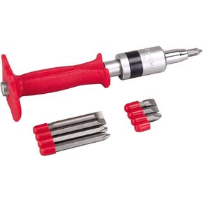 OTC 4607 1/2 Inch Drive Impact Driver with 8 Piece Screwdriver Bit Set