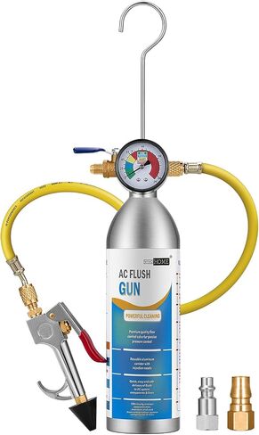 VIVOHOME AC Flush Kit Air Conditioning Flushing Gun with Barometer for R134 R12 R22 R410 and R404 A/C Systems in Saudi Arabia