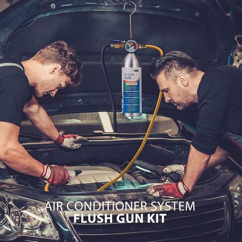 VIVOHOME AC Flush Kit Air Conditioning Flushing Gun with Barometer for R134 R12 R22 R410 and R404 A/C Systems in Saudi Arabia