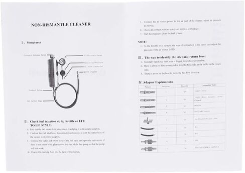 C80 غير مفككة مجموعة منظف حاقن الوقود الأوتوماتيكي وR لخزان البنزين EFI الخانق السيارة 600 مل خزان 140 رطل في البوصة in Kuwait