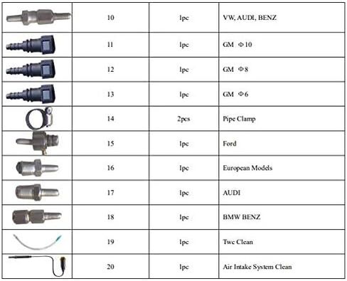 C80 غير مفككة مجموعة منظف حاقن الوقود الأوتوماتيكي وR لخزان البنزين EFI الخانق السيارة 600 مل خزان 140 رطل في البوصة in Kuwait