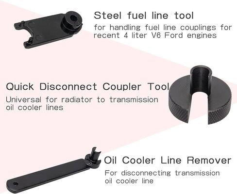 22pcs Master Quick Disconnect Tool Kit,Line Disconnect Tool Set for AC Fuel Line & Transmission Systems,Fuel Line Quick Disconnect Tool Master Set Apply to Most Ford Chevy GM Models in Saudi Arabia