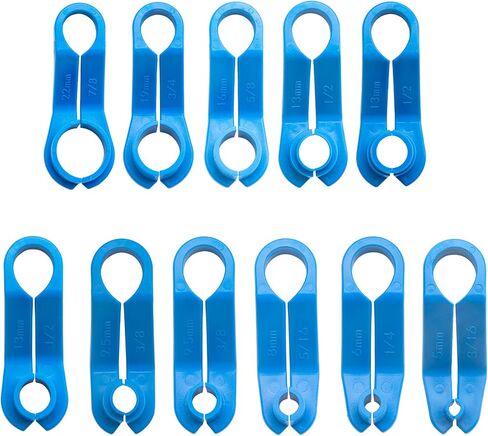 AUPREX 7PCS AC Fuel Line Disconnect Tool Set for Most Ford/GM/Chrysler/Mazda,Includes 1/4 5/16 3/8 1/2 5/8 3/4 7/8 Inch Transmission Oil Cooler Line Quick Disconnect Kit Fuel Line Removal Tool in Saudi Arabia