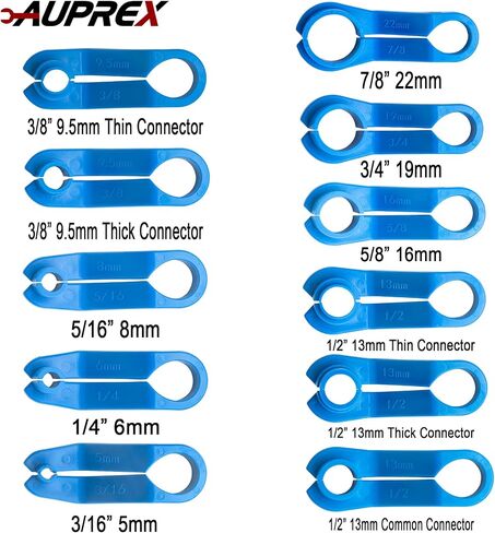 AUPREX 7PCS AC Fuel Line Disconnect Tool Set for Most Ford/GM/Chrysler/Mazda,Includes 1/4 5/16 3/8 1/2 5/8 3/4 7/8 Inch Transmission Oil Cooler Line Quick Disconnect Kit Fuel Line Removal Tool in Saudi Arabia