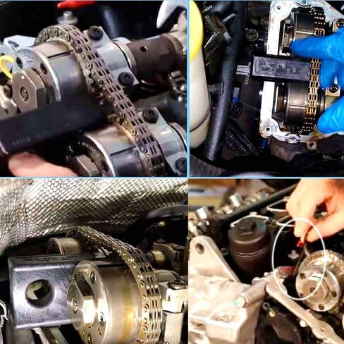 ادوات سلسلة توقيت عمود الكامات فيزر متوافقة مع فولكس فاجن كرايسلر دودج رانجلر جراند شيروكي 3.6 لتر 10200A+10202+10369A، 6 قطع من معدات ادوات السيارات in Kuwait