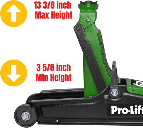 Pro-LifT PL2920 2 Ton Floor Jack - Car Hydraulic Trolley Jack Lift with 4000 Lbs Capacity for Home Garage Shop in Saudi Arabia