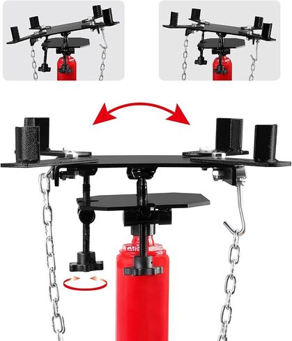 BIG RED TR4053 Torin Hydraulic Garage/Shop Telescoping Transmission Floor Jack: 1/2 Ton (1,000 lb) Capacity, Red in Saudi Arabia