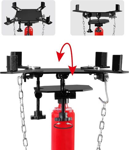 BIG RED TR4053 Torin Hydraulic Garage/Shop Telescoping Transmission Floor Jack: 1/2 Ton (1,000 lb) Capacity, Red in Saudi Arabia