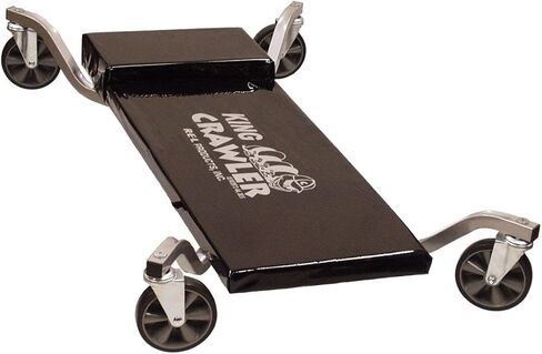 Traxion 1-200 King Crawler Rolling Automotive Mechanic Creeper W/All-Terrain 5" Casters,Black in Saudi Arabia