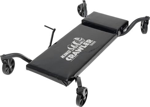Traxion 1-200 King Crawler Rolling Automotive Mechanic Creeper W/All-Terrain 5" Casters,Black in Saudi Arabia