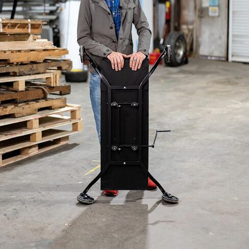Traxion 1-200 King Crawler Rolling Automotive Mechanic Creeper W/All-Terrain 5" Casters,Black in Saudi Arabia