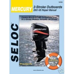 Mercury Engine Repair and Maintenance Manual, All 2 Stroke Engines, 2001 to 2009 in Saudi Arabia