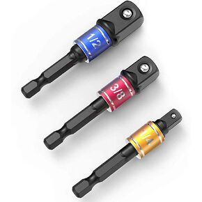 17Pcs Flexible Drill Bit Extension, Include 3Pcs Rotatable Socket Adapter 2Pcs Hex Shank 105° Right Angle Drill Attachment 10 Short Screwdriver Bits 90° Angled Bits and Bendable Extension in Saudi Arabia