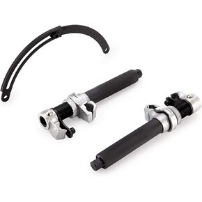 OMT Strut Spring Compressor, 11" Universal Coil Spring Compressor, 2 Heavy Duty Rods with Safety Bracket Spring Compressor Tool Automotive for Car Truck ATV UTV, 2200 lb Capacity, Black in Saudi Arabia