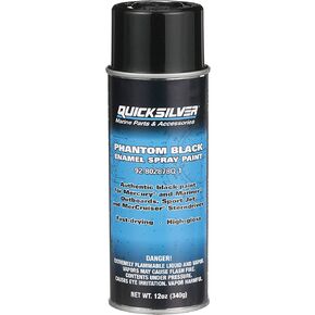 Quicksilver 802878Q1 فانتوم بلاك - طلاء بخاخ مينا لامع 12 أونصة (عبوة من قطعة واحدة) in Saudi Arabia