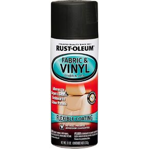 طلاء رش فينيل ونسيج مينا للسيارات من Rust-Oleum 248919، 11 أونصة، أسود مسطح in Kuwait