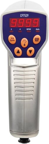 اضواء توقيت رقمي مع تقنية متقدمة وقياس سرعة دوران ومصباح يدوي وشاشة ال اي دي، رمادي، CP7529 in Kuwait