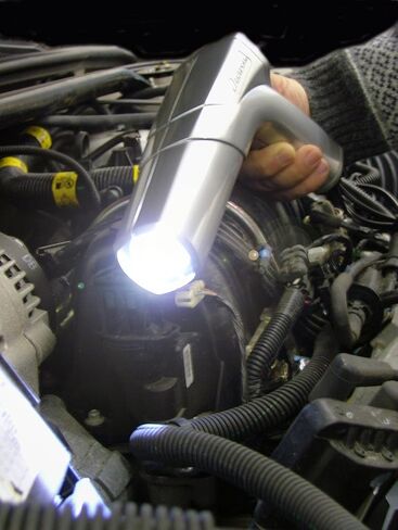 اضواء توقيت رقمي مع تقنية متقدمة وقياس سرعة دوران ومصباح يدوي وشاشة ال اي دي، رمادي، CP7529 in Kuwait