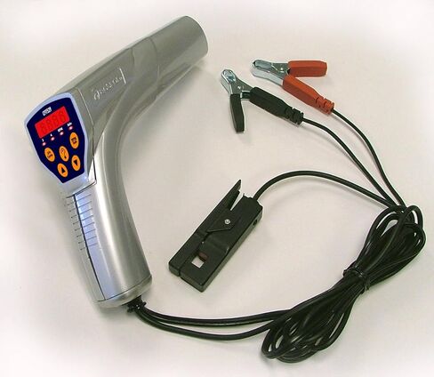 اضواء توقيت رقمي مع تقنية متقدمة وقياس سرعة دوران ومصباح يدوي وشاشة ال اي دي، رمادي، CP7529 in Kuwait