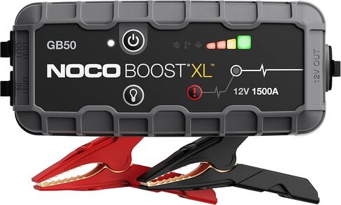 NOCO Boost XL GB50 1500 Amp 12-Volt UltraSafe Lithium Jump Starter Box, Car Battery Booster Pack, Portable Power Bank Charger, and Jumper Cables for up to 7-Liter Gasoline and 4-Liter Diesel Engines in Saudi Arabia