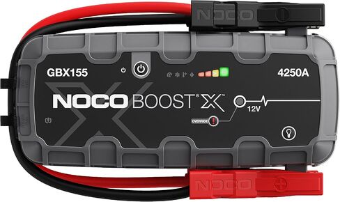 NOCO Boost X GBX155 4250A 12V UltraSafe Portable Lithium Jump Starter, Car Battery Booster Pack, USB-C Powerbank Charger, and Jumper Cables for up to 10.0-Liter Gas and 8.0-Liter Diesel Engines in Saudi Arabia