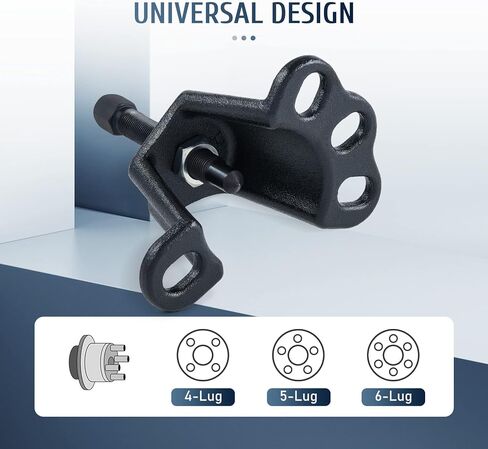 OMT Front Wheel Hub Puller Flange Type Tool for 3-3/4 to 4-1/2 Inch IDs, Universal Hub and Axle Puller with 5/8"-18 Forcing Bolt and Sleeve, FWD Hub Installer and Remover Tool with Socket in Saudi Arabia