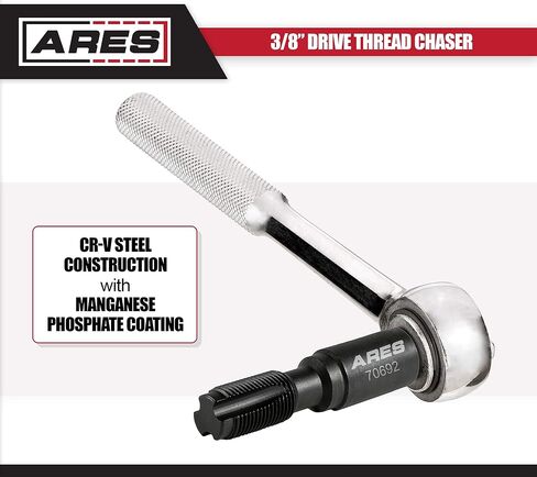 ARES 70692 - Limited Access Thread Chaser - Fits M14 x 1.25mm Size Plugs - Perfect for Spark Plug Holes in Confined and Limited Access Areas in Saudi Arabia