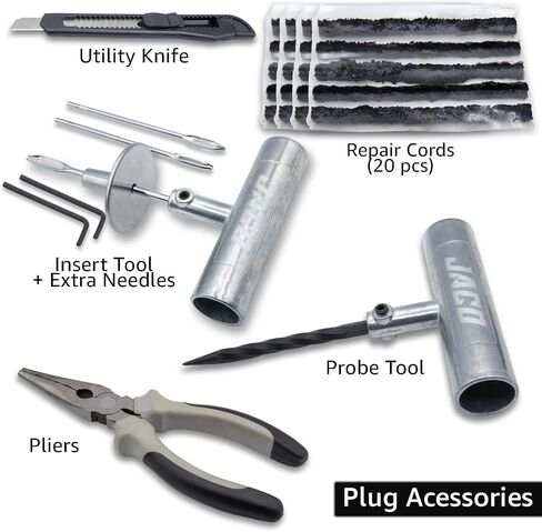 JACO TRX-50 Heavy Duty Tire Repair Kit | Universal Tire Plug Kit in Saudi Arabia