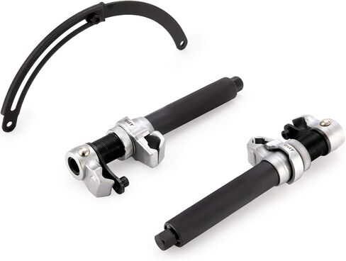 OMT Strut Spring Compressor, 11" Universal Coil Spring Compressor, 2 Heavy Duty Rods with Safety Bracket Spring Compressor Tool Automotive for Car Truck ATV UTV, 2200 lb Capacity, Black in Saudi Arabia