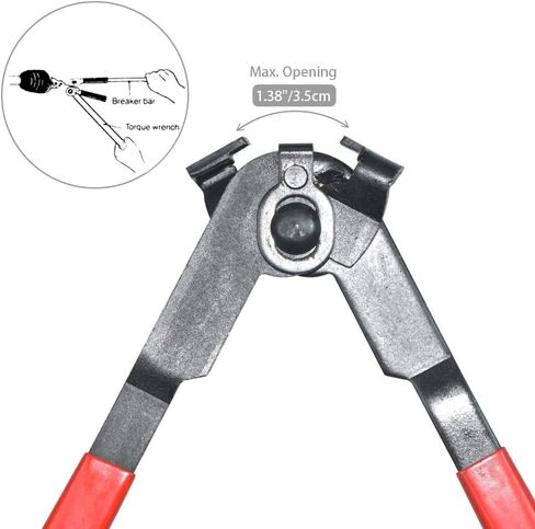 سي ان وايف مجموعة كماشة اذن بمشبك تثبيت وصلة سي في مكونة من قطعتين من كماشة قطع شريط الخرطوم للسيارة in Kuwait