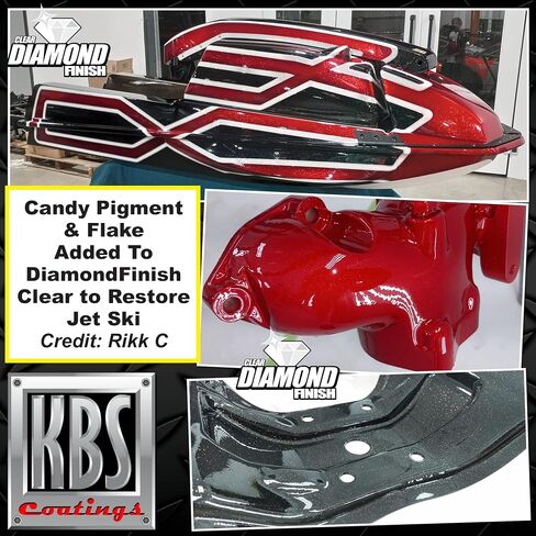طلاء KBS Coatings 8304 Diamond Finish Clear Coat - 1 Pin ، معاطف تصل إلى 50 قدم مربع in Kuwait