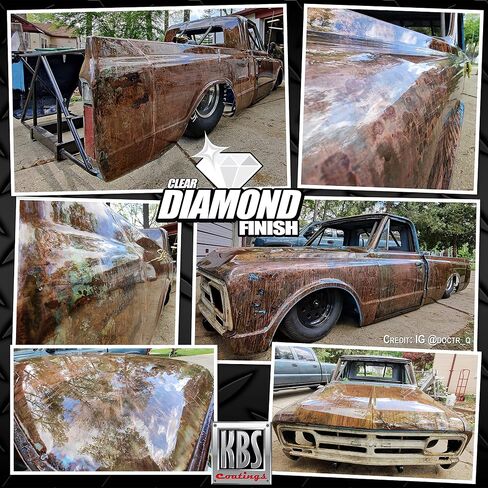 طلاء KBS Coatings 8304 Diamond Finish Clear Coat - 1 Pin ، معاطف تصل إلى 50 قدم مربع in Kuwait